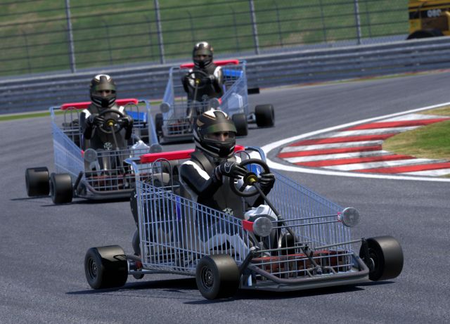 Ten pojazd był dostępny (nie pierwszy raz) w RaceRoom Racing Experience tylko 1 kwietnia, bo potem twórcom „wygasła licencja Lidla”. Źródło: KW Studios.