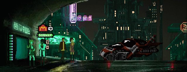 Screen z darmowego prototypu. - Last Night - zapowiedziano cyberpunkową platformówkę w stylu Flashback - wiadomość - 2014-11-02