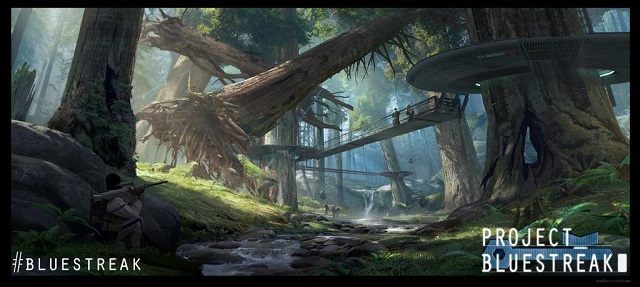 Szkic koncepcyjny z BlueStreak. - BlueStreak - nowa strzelanka Cliffa Bleszinskiego wykorzysta Unreal Engine 4 - wiadomość - 2015-03-08