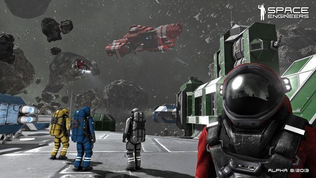 Grafika na pierwszych materiałach wypada całkiem udanie - Space Engineers zapowiedziane – sandbox od autorów Miner Wars 2081 - wiadomość - 2013-09-09