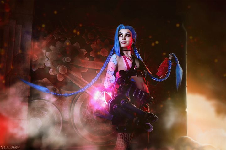 Źródło: Milligan Vick - Najlepsze cosplaye - Jinx z League of Legends - wiadomość - 2016-11-20