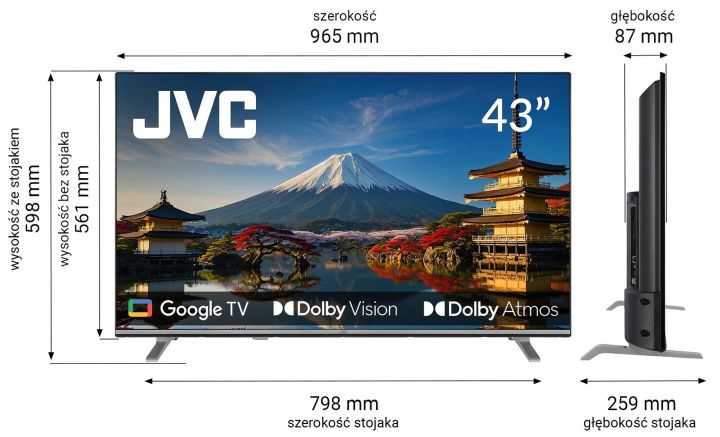Źródło fot.: JVC. - Został 1 dzień! Telewizor 43" 4K LED niebawem zniknie z promocji w Media Expert - wiadomość - 2026-04-12
