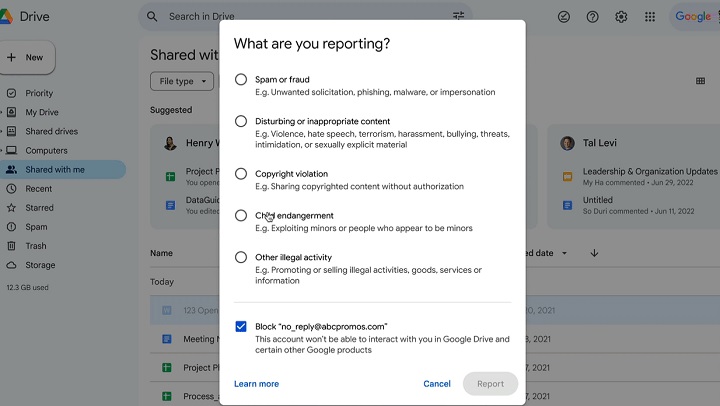 Google Drive dostanie specjalny folder na spam - ilustracja #2