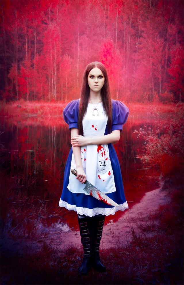 Źródło: Anastasiya Yur'eva - Najlepsze cosplaye - Alicja z  American McGee Alice - wiadomość - 2014-03-17