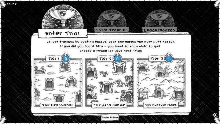 W trybie Trophy Trail możemy zaryzykować – zdobyć więcej lub stracić wszystko. - Guild of Dungeoneering z darmowym weekendem na Steamie - wiadomość - 2017-05-22