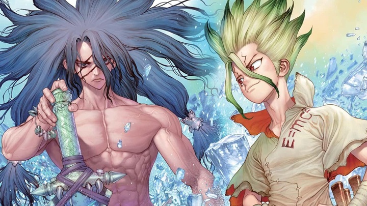Dr. Stone, Riichiro Inagaki i Boichi, Shueisha, 2017 - Nadejdzie „nic innego jak katastrofa”, jeśli nastąpi przesyt Shonen Jumpa. Słynny mangaka ostrzega przed zagrożeniem w branży - wiadomość - 2026-04-13