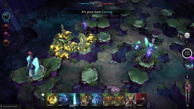 Zwiedzane przez graczy królestwa podzielono na klasyczne heksy. - Chaos Reborn zadebiutuje 26 października - wiadomość - 2015-10-12