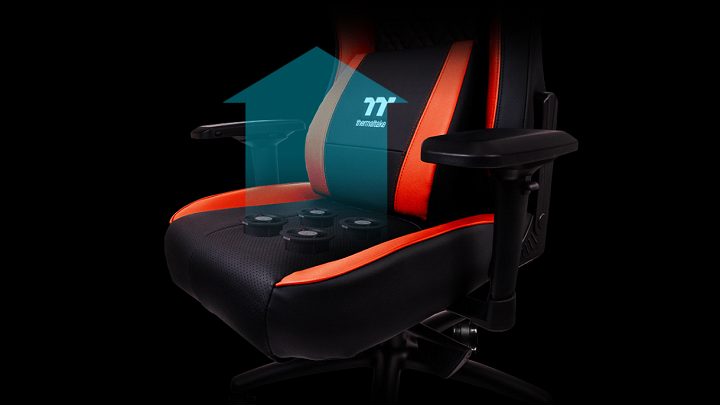 Nowy fotel gamingowy od Thermaltake będzie chłodził rozgorączkowanych graczy. - Fotel dla gracza z… wiatrakami w siedzeniu - wiadomość - 2017-11-13