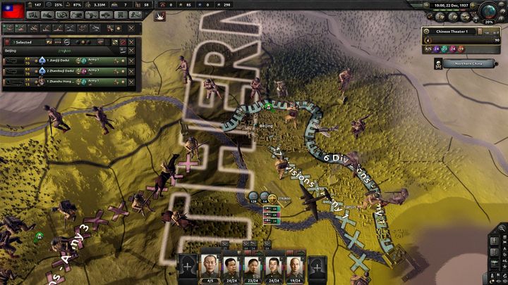 Hearts of Iron IV: Waking the Tiger ma wrzucić nas w środek jednego z najkrwawszych konfliktów w historii – wojny chińsko-japońskiej. - Hearts of Iron IV: Waking the Tiger ogłoszone - wiadomość - 2017-11-16