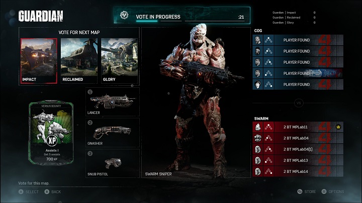 Zmienione menu gier rankingowych. - Wszystko o Gears of War 4 (marcowa aktualizacja gry) - wiadomość - 2018-03-06