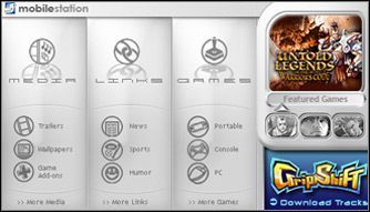 Mobile.Station, czyli serwis zaprojektowany z myślą o posiadaczach PSP - ilustracja #1