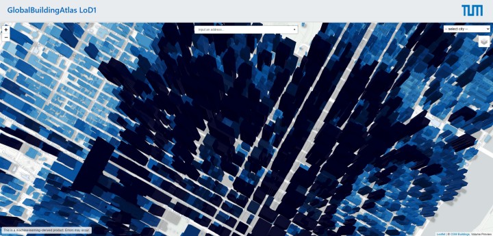 Nowy Jork | Źródło: GlobalBuildingAtlas - Naukowcy opublikowali właśnie mapę wszystkich 2,75 miliarda budynków na Ziemi w 3D - wiadomość - 2025-12-10