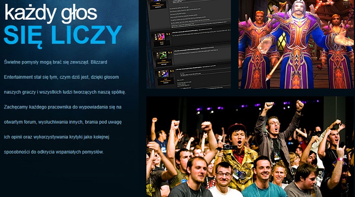 Tak Blizzard opisuje swoje wartości.