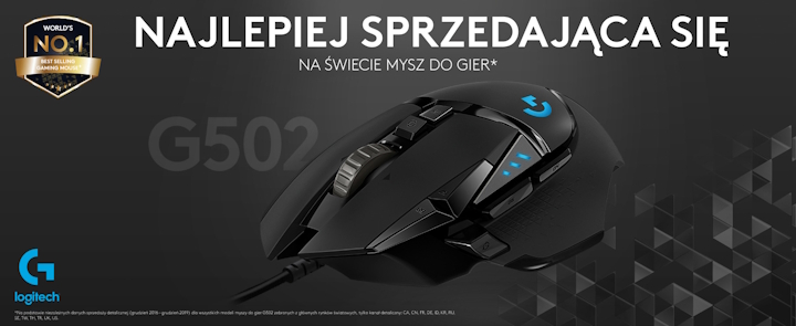 Źródło: Logitech. - Najlepsza gamingowa mysz „wszech czasów” za niecałe 130 zł! Ten legendarny sprzęt Logitecha ma prawie 23 tys. ocen na Amazonie - wiadomość - 2026-08-21