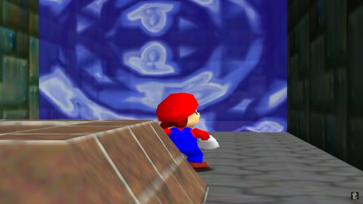 Animacja tego portalu nie będzie odtwarzać się bez końca. Źródło: Kaze Emanuar, YouTube - Gracz odkrywa efekt dźwiękowy w grze Super Mario 64, który można usłyszeć dopiero po 14 miesiącach nieprzerwanego grania - wiadomość - 2025-05-15