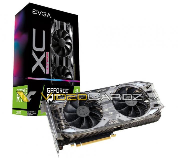 Swoje układy ma także EVGA. Źródło: videocardz.com - Nvidia GeForce RTX 2080 i RTX 2080 Ti – znamy wygląd i specyfikację - wiadomość - 2018-08-21
