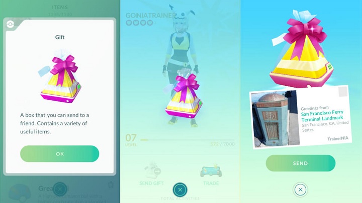 Prezenty i bonusy mają zachęcić graczy do wspólnej zabawy. - Pokemon GO w końcu z systemem wymiany i znajomych - wiadomość - 2018-06-19