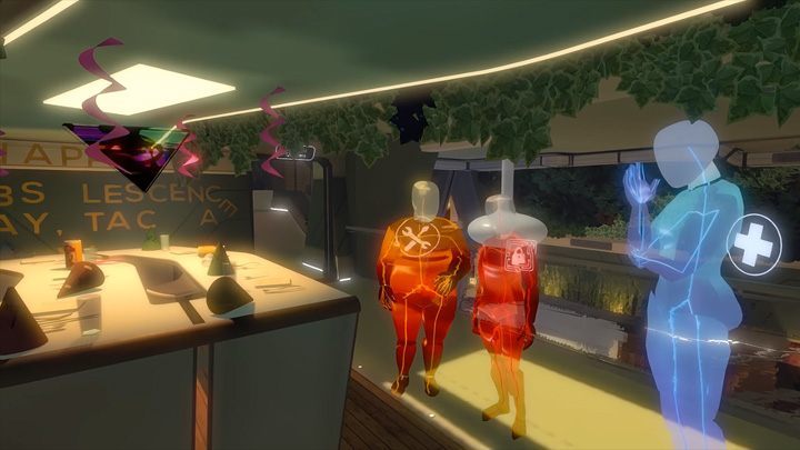 Interakcje z awatarami pozwolą nam poznać historie dawnych mieszkańców stacji. - Tacoma - nowy zwiastun gry twórców Gone Home i informacje o zmianach w rozgrywce - wiadomość - 2016-06-14