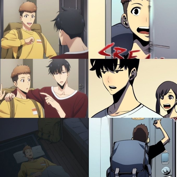 Solo Leveling, Shunsuke Nakashige, A-1 Pictures, 2024 / Solo Leveling, Chugong and Jang Sung-rak (Dubu), Kakao and D&C Media, 2016