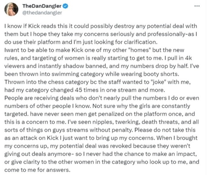 Kick zaczyna walczyć z pikantnymi streamami? Są pierwsze ofiary - ilustracja #1