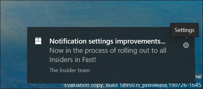 Nowy kafelek powiadomień.