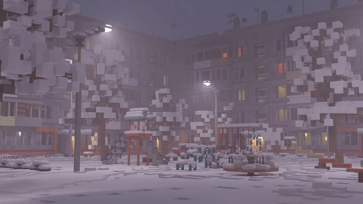 Blokowisko z czasów PRL-u w Minecrafcie; gracz poruszył serca Polaków - ilustracja #3