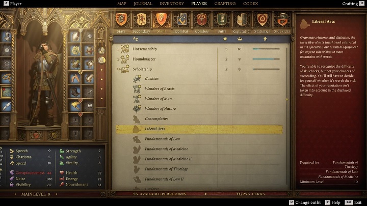 Źródło: Warhorse Studios - Najlepsze atuty na start w Kingdom Come 2 mogą być nieoczywiste. Przeglądając listę ponad 250, warto o nich pamiętać - wiadomość - 2025-04-15