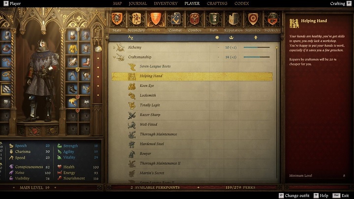 Źródło: Warhorse Studios - Najlepsze atuty na start w Kingdom Come 2 mogą być nieoczywiste. Przeglądając listę ponad 250, warto o nich pamiętać - wiadomość - 2025-04-15