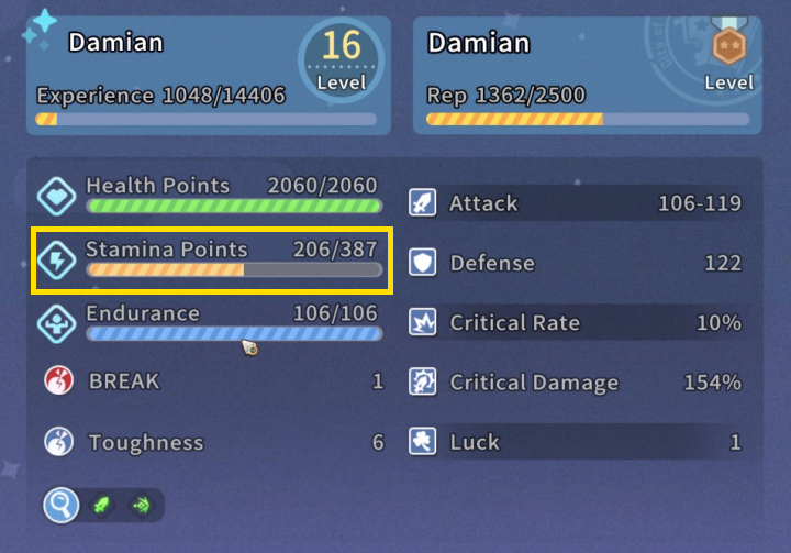 My Time at Sandrock - Stamina. Jak ją odzyskać i zwiększyć - ilustracja #2