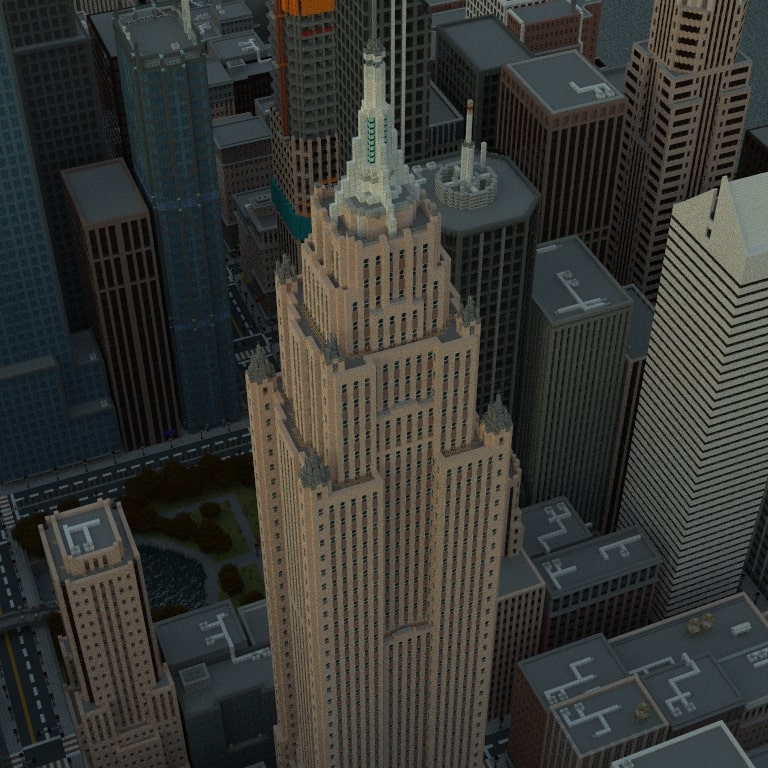 Ta metropolia jest budowana w Minecrafcie od 4 lat. Gracz stworzył jej całą historię - ilustracja #1