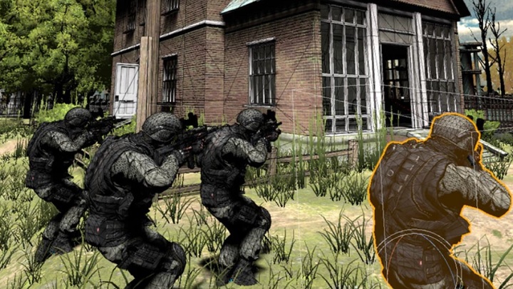 Wchodzimy do środka. W trawie raczej nikt się nie schował (screen pochodzi z edytora). - Swat Next Generation (SWATNG) - powstaje taktyczna strzelanka w stylu SWAT 4 - wiadomość - 2018-01-30