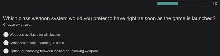 Źródło: revexi / Reddit - Twórcy Battlefielda 6 zaczęli rozsyłać do graczy ankiety. Chcą wiedzieć, jaki system dostępu do broni jest właściwy - wiadomość - 2025-08-19