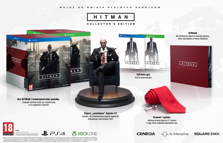 Zawartość edycji kolekcjonerskiej Hitmana. - Hitman - kompendium wiedzy [Aktualizacja #14: October Update i zapowiedź edycji GOTY]  - wiadomość - 2018-05-07