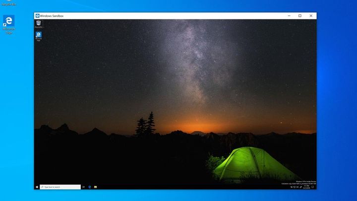 System Windows 10 otrzymał nową funkcję. - Windows Sandbox – Windows 10 otrzymał tryb piaskownicy - wiadomość - 2018-12-20