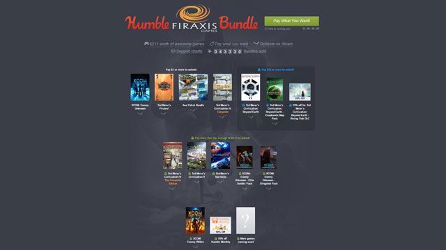 Promocja potrwa do 2 lutego - XCOM: Enemy Unknown, Civilization V i inne gry studia Firaxis w nowym Humble Bundle - wiadomość - 2016-01-20