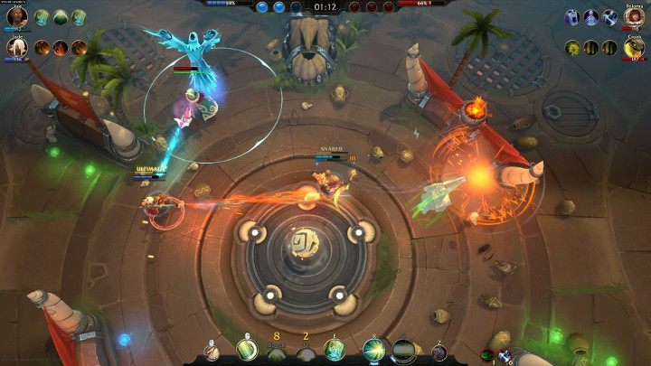 Nawet niewielki pojedynek 2v2 potrafi wymknąć się spod kontroli i przerodzić w wygraną o włos batalię. - Darmowy tydzień z Battlerite i promocja cenowa - wiadomość - 2017-04-12