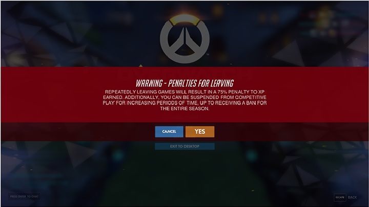 Blizzard raz jeszcze pokazuje, że nie zamierza iść na rękę osobom psującym innym radość z gry. - Duża aktualizacja Overwatch na PC wprowadza rozgrywki rankingowe - wiadomość - 2016-06-29