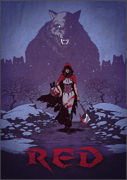 Czerwony Kapturek od Americana McGee - ilustracja #2
