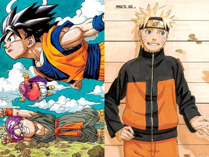 Dragon Ball, Akira Toriyama, Shueisha, 1984 / Naruto, Masashi Kishimoto, Shueisha, 1999 - Attack on Titan jedynie „narobił dużo szumu”. Redaktor Dragon Balla twierdzi, że „manga nie poradziła sobie zbyt dobrze” - wiadomość - 2025-07-16