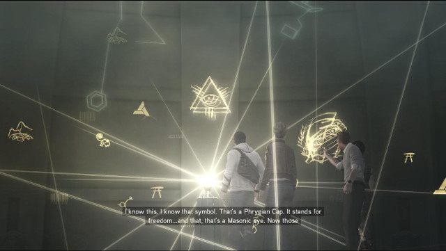 Konkretnie chodzi o tę scenę, w której pojawiły się symbole związane z Rewolucją Amerykańską i Francuską. - Assassin’s Creed: Unity - grę zapowiadano już w Assassin’s Creed: Brotherhood - wiadomość - 2014-03-26