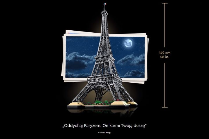 1,5-metrowe LEGO za 3 tysiące złotych; ta Wieża Eiffla to prawie mebel - ilustracja #1