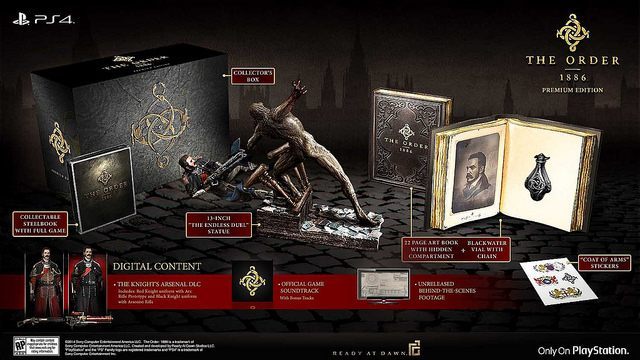 Edycja Premium The Order: 1886 - The Order: 1886 – zawartość Edycji Kolekcjonerskiej i Edycji Premium - wiadomość - 2014-06-11