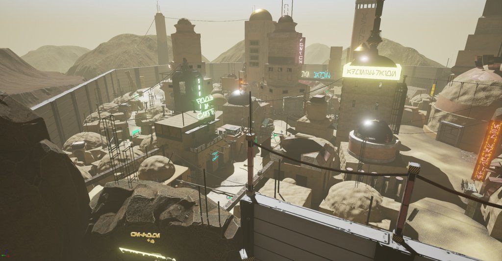 Anchorhead na Tattooine nigdy wcześniej nie wyglądało tak pięknie. - Pierwsze wideo z fanowskiego remake’u Star Wars: Knights of the Old Republic - wiadomość - 2016-03-09