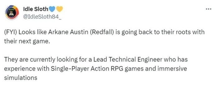 Arkane wraca do korzeni, solowe action RPG może być kolejną grą studia - ilustracja #1