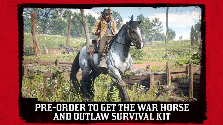 Koń bojowy, na dodatek ardeński, rasowy. - Poznaliśmy zawartość wszystkich edycji Red Dead Redemption 2 - wiadomość - 2018-06-05