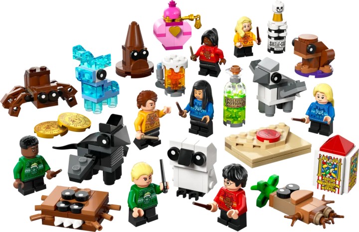 Źródło: LEGO; materiały promocyjne - LEGO i Amazon pozwolą spędzić święta w Hogwarcie. Ten kalendarz adwentowy Harry Potter to prawdziwy hit w niskiej cenie - wiadomość - 2025-11-13