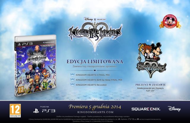 Kingdom Hearts HD 2.5 ReMIX w planie wydawniczym firmy Cenega - ilustracja #1