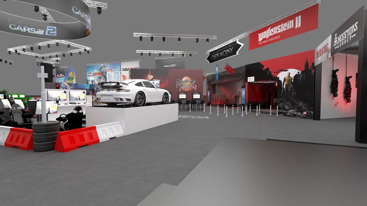 Wizualizacja stanowiska Cenegi. Oferta polskiego wydawcy na tegorocznym WGW prezentuje się naprawdę imponująco. - Program T-Mobile Warsaw Games Week 2017 [aktualizacja: strefy Cenegi, Sony i Microsoftu] - wiadomość - 2017-10-11