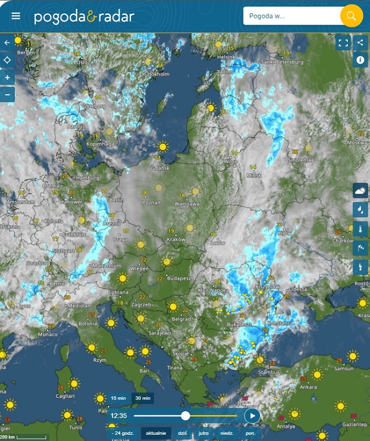Pogoda & Radar doskonale sprawdza się przede wszystkim na urządzeniach mobilnych. - Nie tylko radar burz i Antistorm. Te strony i aplikacje do sprawdzania pogody warto znać - wiadomość - 2024-06-20