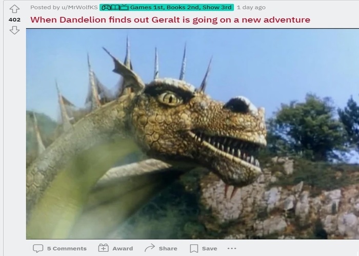 Wiedźmin Sapkowskiego i serial z Żebrowskim narzędziem protestu społeczności Reddita - ilustracja #2